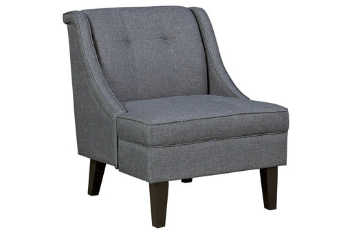 Calion Gunmetal Accent Chair - Lara Furniture