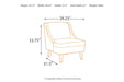 Calion Gunmetal Accent Chair - Lara Furniture