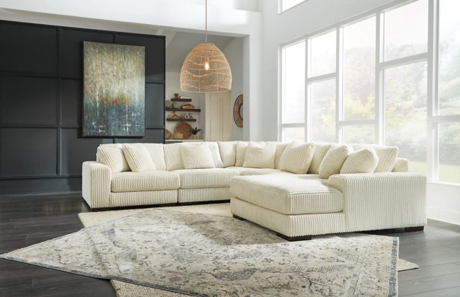 Lindyn 5-Piece RAF Sectional with Chaise