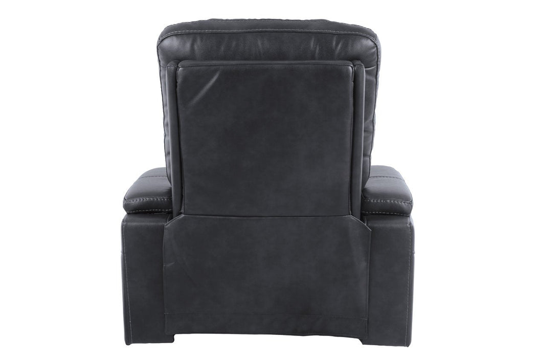 Composer Gray Power Recliner - Lara Furniture