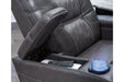 Composer Gray Power Recliner - Lara Furniture