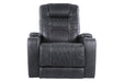 Composer Gray Power Recliner - Lara Furniture