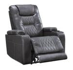 Composer Gray Power Recliner - Lara Furniture