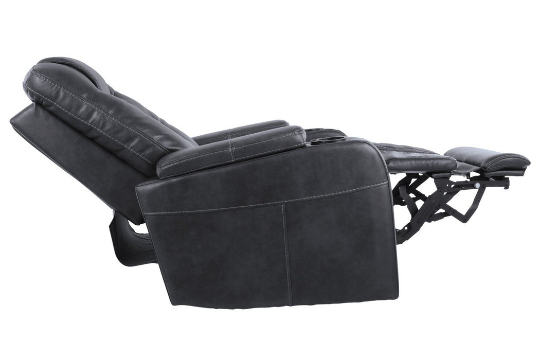 Composer Gray Power Recliner - Lara Furniture