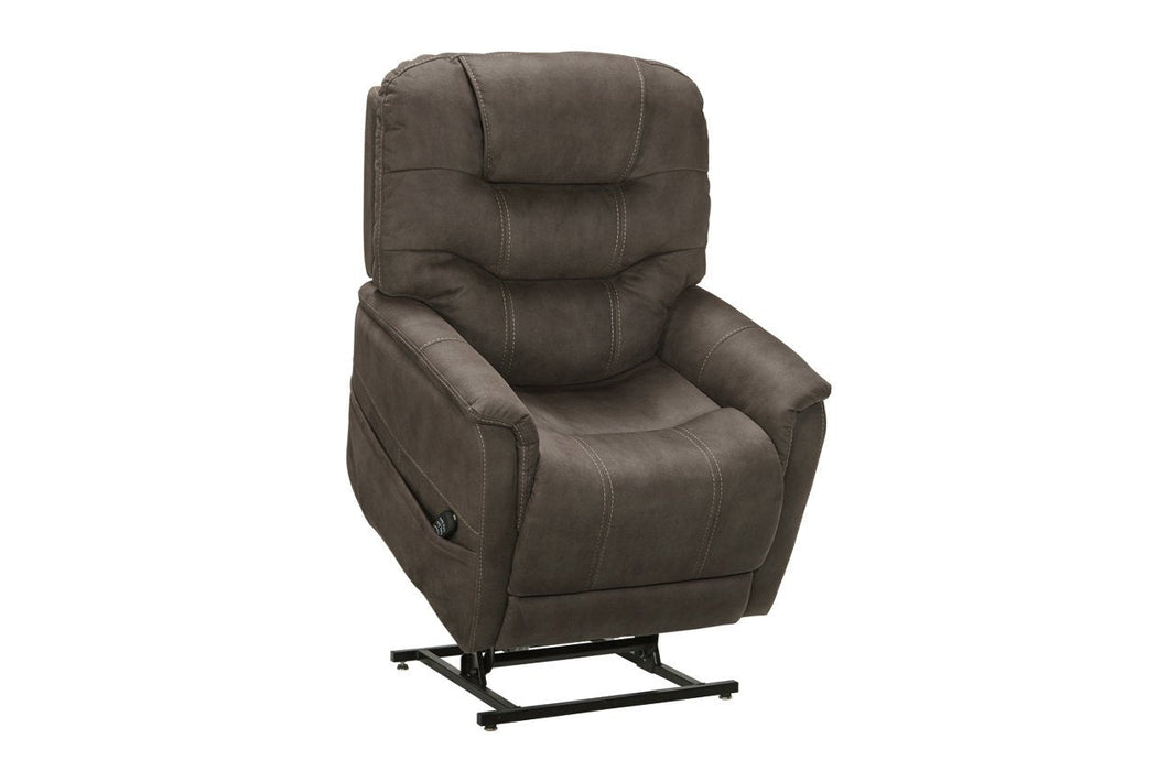 Ballister Espresso Power Lift Recliner - Lara Furniture