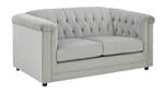 Josanna Gray Loveseat - Lara Furniture