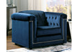 Josanna Navy Chair - Lara Furniture