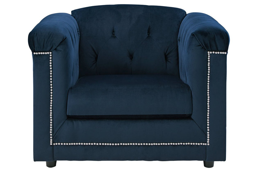 Josanna Navy Chair - Lara Furniture