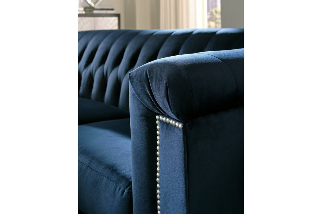 Josanna Navy Sofa - Lara Furniture