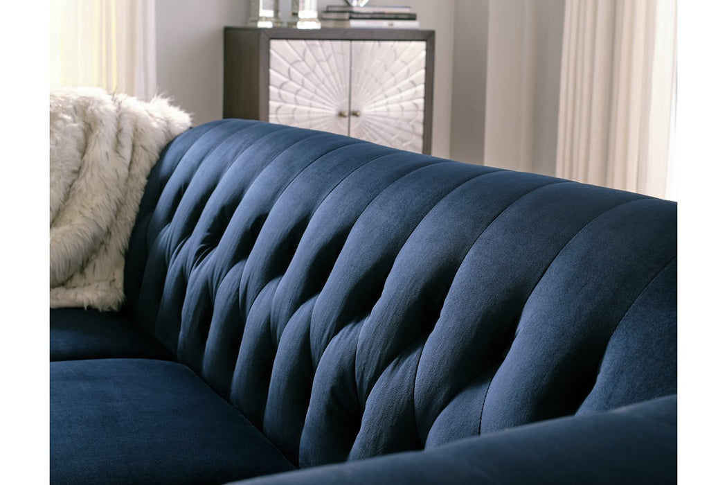 Josanna Navy Sofa - Lara Furniture