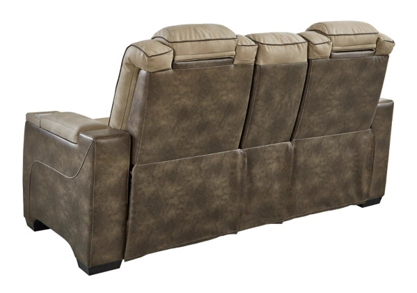 Next-Gen DuraPella Power Reclining Loveseat with Console