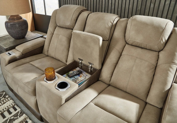 Next-Gen DuraPella Power Reclining Loveseat with Console