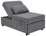 Thrall Gray Single Seat Pop Up Sleeper - Lara Furniture