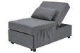 Thrall Gray Single Seat Pop Up Sleeper - Lara Furniture