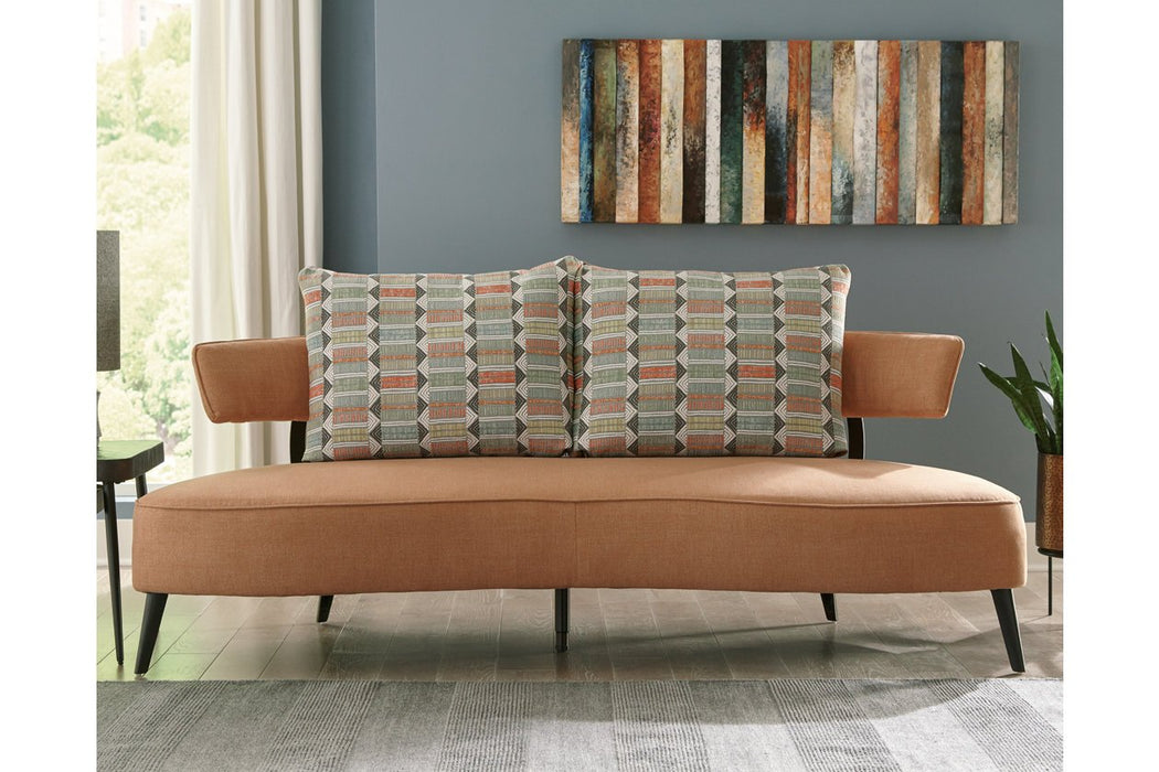 Hollyann Rust RTA Sofa - Lara Furniture