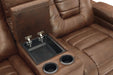 Owner's Box Thyme Power Reclining Loveseat with Console - Lara Furniture