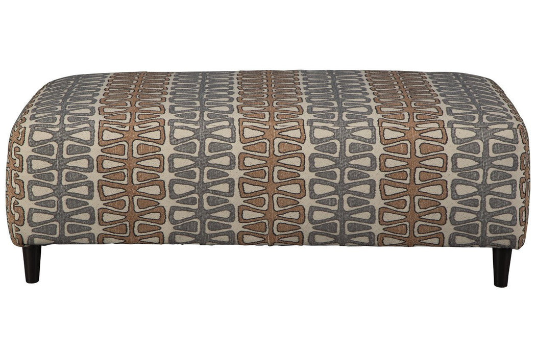 Flintshire Auburn Oversized Accent Ottoman - Lara Furniture