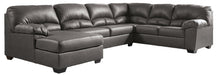Aberton Gray LAF Sectional - Lara Furniture