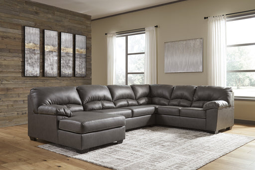 Aberton Gray LAF Sectional - Lara Furniture