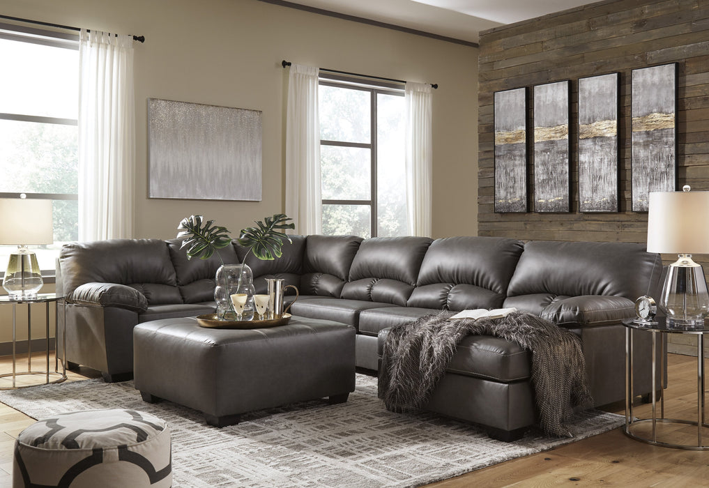 Aberton Gray RAF Sectional - Lara Furniture