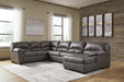 Aberton Gray RAF Sectional - Lara Furniture