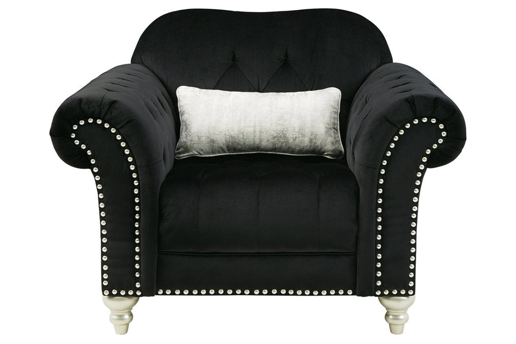 Harriotte Black Chair - Lara Furniture