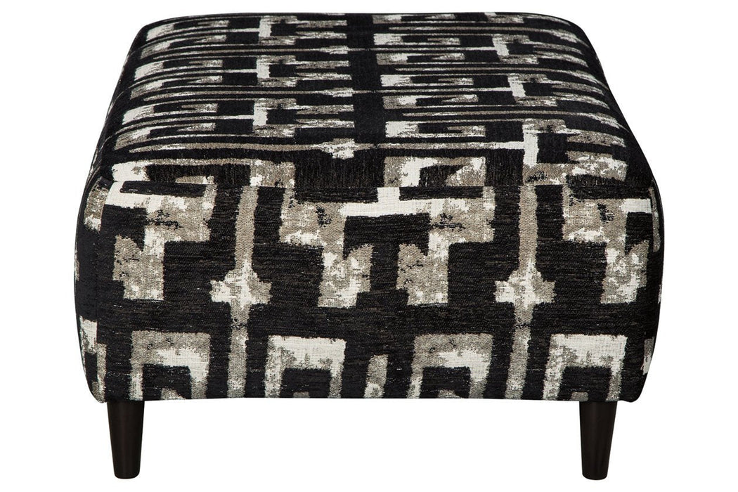 Ravenstone Flint Oversized Accent Ottoman - Lara Furniture