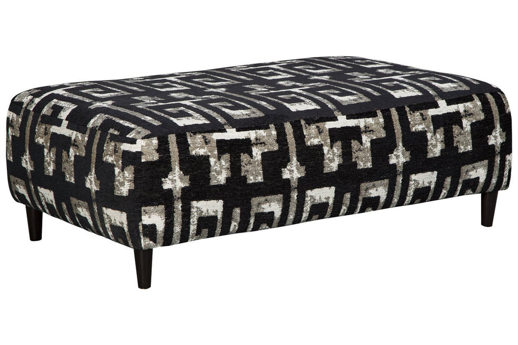 Ravenstone Flint Oversized Accent Ottoman - Lara Furniture