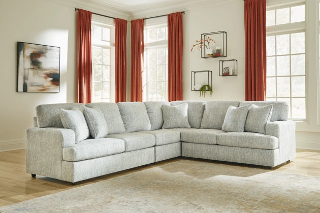 Playwrite Gray 4-Piece Sectional