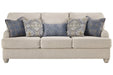 Traemore Linen Sofa - Lara Furniture