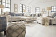 Traemore Linen Sofa - Lara Furniture