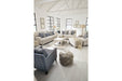 Traemore Linen Loveseat - Lara Furniture