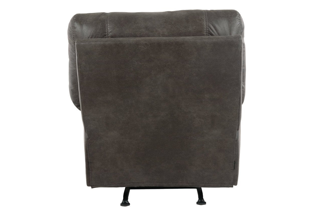 Tambo Pewter Recliner - Lara Furniture