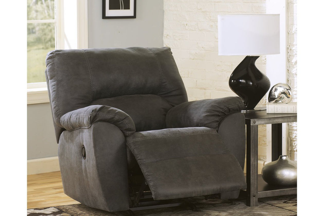 Tambo Pewter Recliner - Lara Furniture