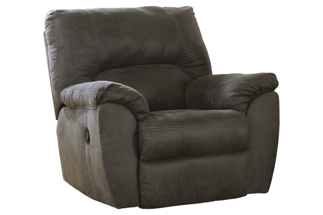 Tambo Pewter Recliner - Lara Furniture