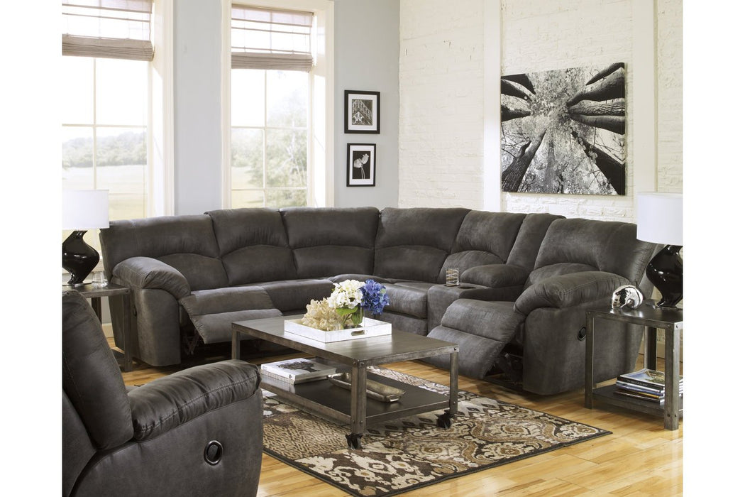 Tambo Pewter Recliner - Lara Furniture