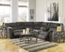 Tambo Pewter Reclining Sectional - Lara Furniture