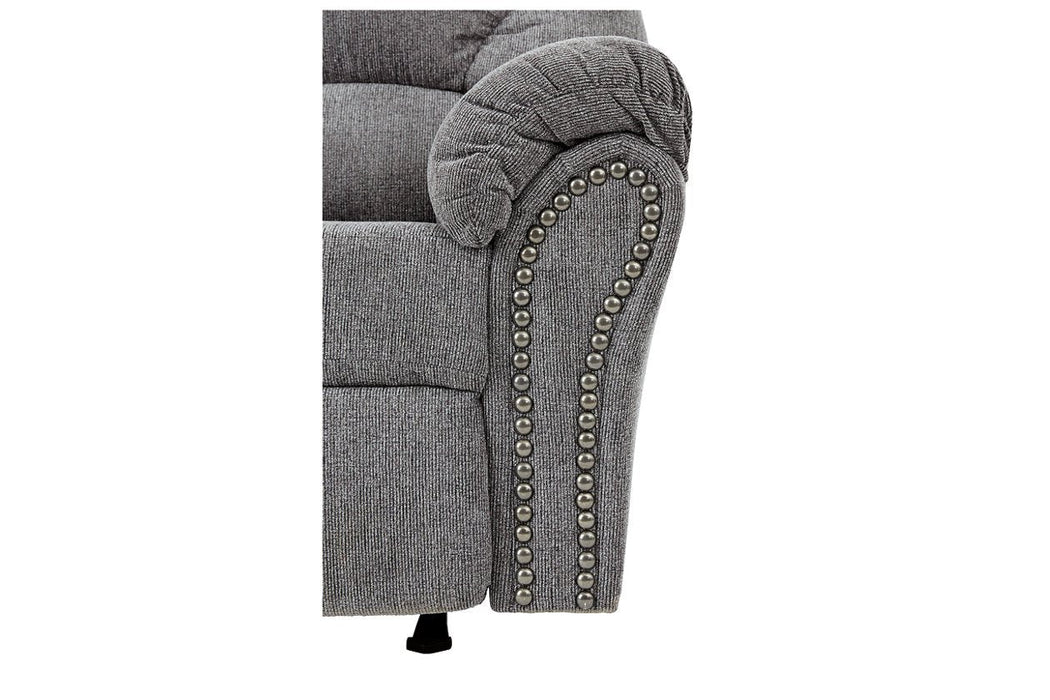 Allmaxx Pewter Recliner - Lara Furniture