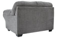 Allmaxx Pewter Loveseat - Lara Furniture