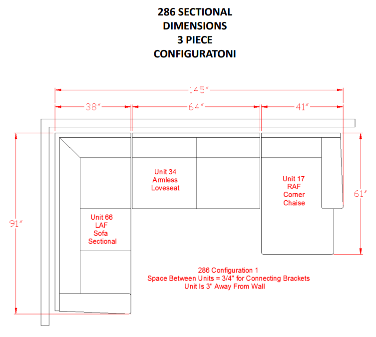 Ambee Slate RAF Sectional