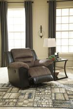 Earhart Chestnut Recliner - Lara Furniture