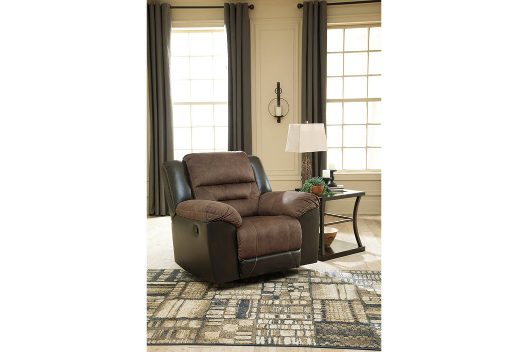 Earhart Chestnut Recliner - Lara Furniture