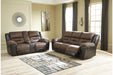 Earhart Chestnut Reclining Sofa - Lara Furniture