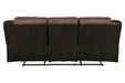 Earhart Chestnut Reclining Sofa - Lara Furniture