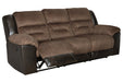 Earhart Chestnut Reclining Sofa - Lara Furniture