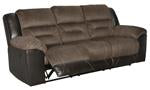 Earhart Chestnut Reclining Sofa - Lara Furniture