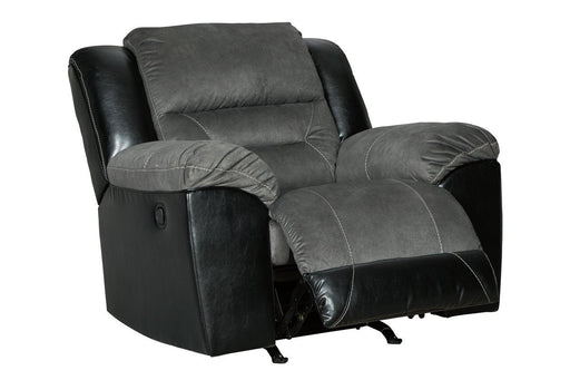 Earhart Slate Recliner - Lara Furniture