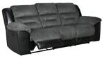 Earhart Slate Reclining Sofa - Lara Furniture