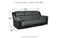 Earhart Slate Reclining Sofa - Lara Furniture