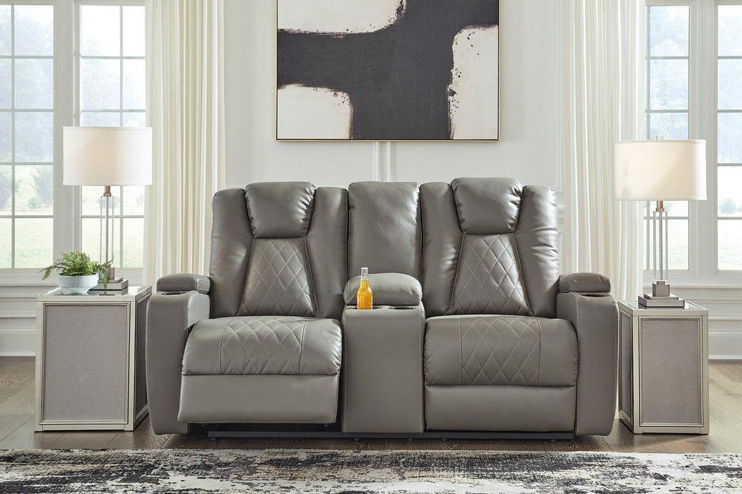 Mancin Reclining Loveseat with Console